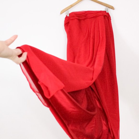 *Alan Cherry Toronto Red Strapless Dress - Picture 2 of 8